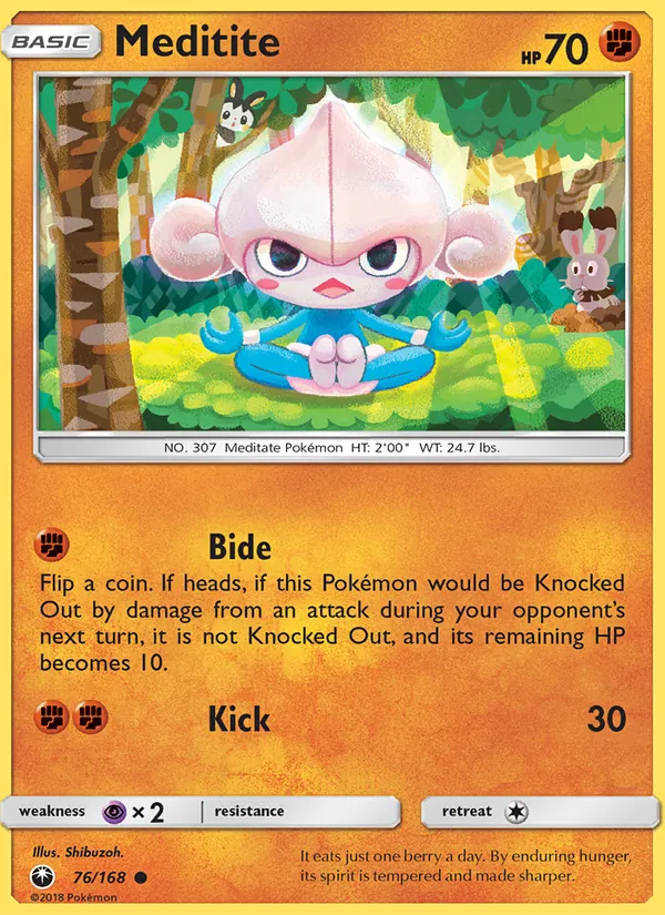 Meditite #76 – Celestial Storm card