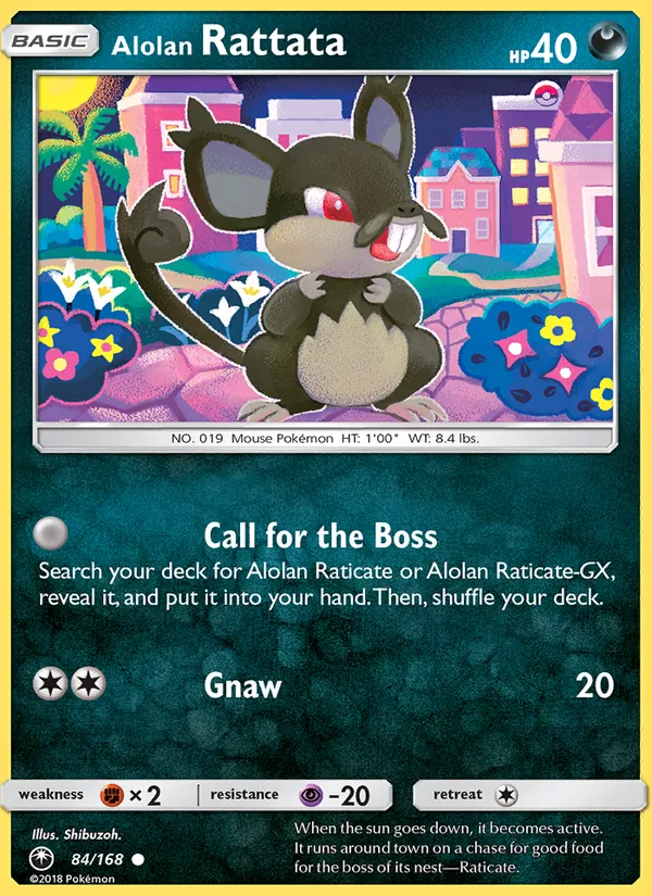 Alolan Rattata #84 – Celestial Storm card