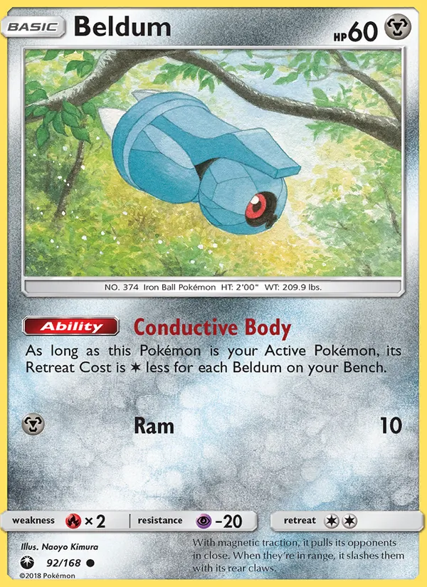 Beldum #92 – Celestial Storm card