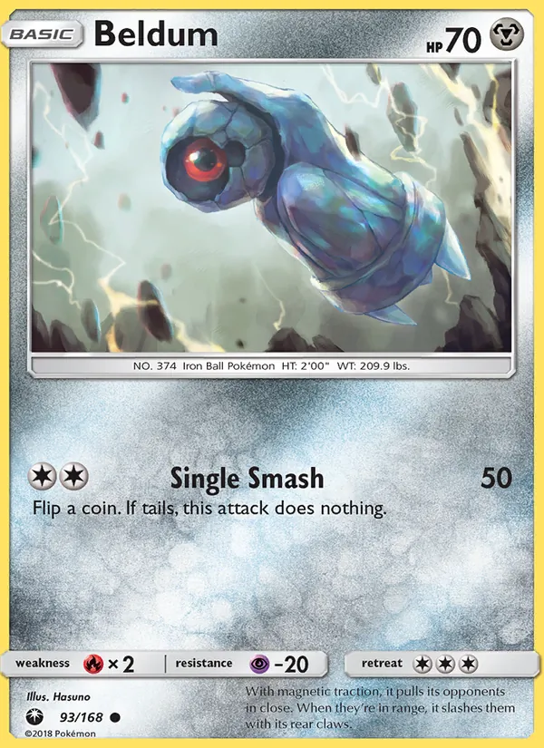 Beldum #93 – Celestial Storm card