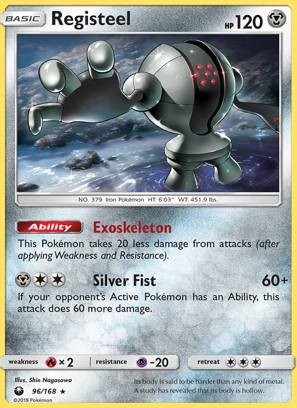 Registeel #96 – Celestial Storm card