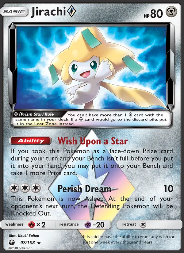 Jirachi ◇ #97 – Celestial Storm card
