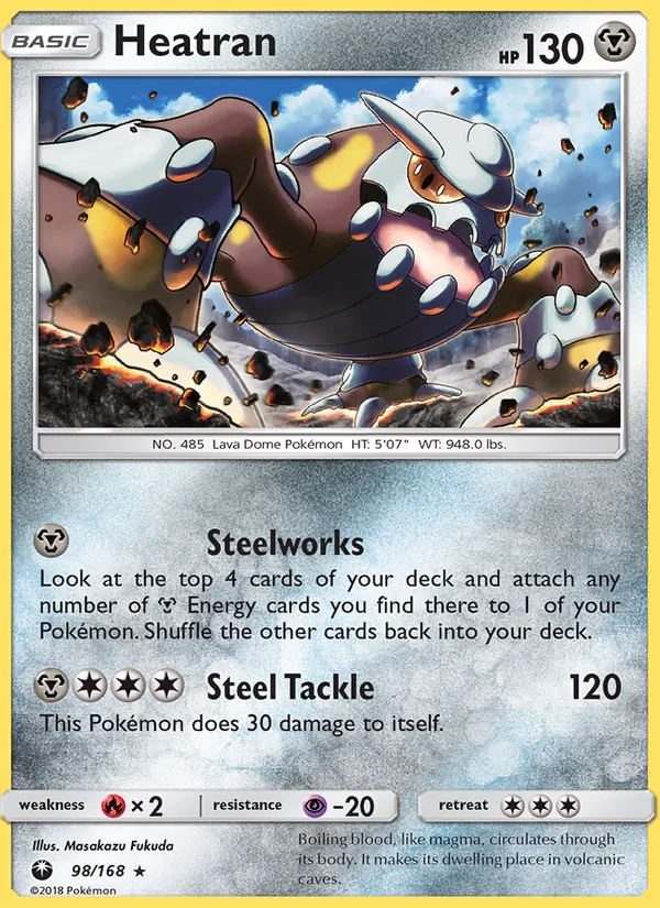 Heatran #98 – Celestial Storm card