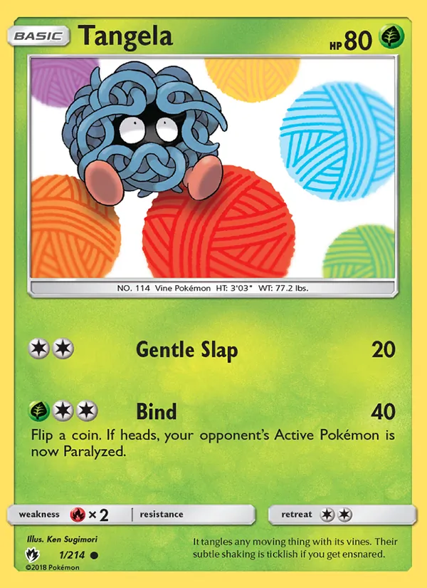 Tangela #1 – Lost Thunder card