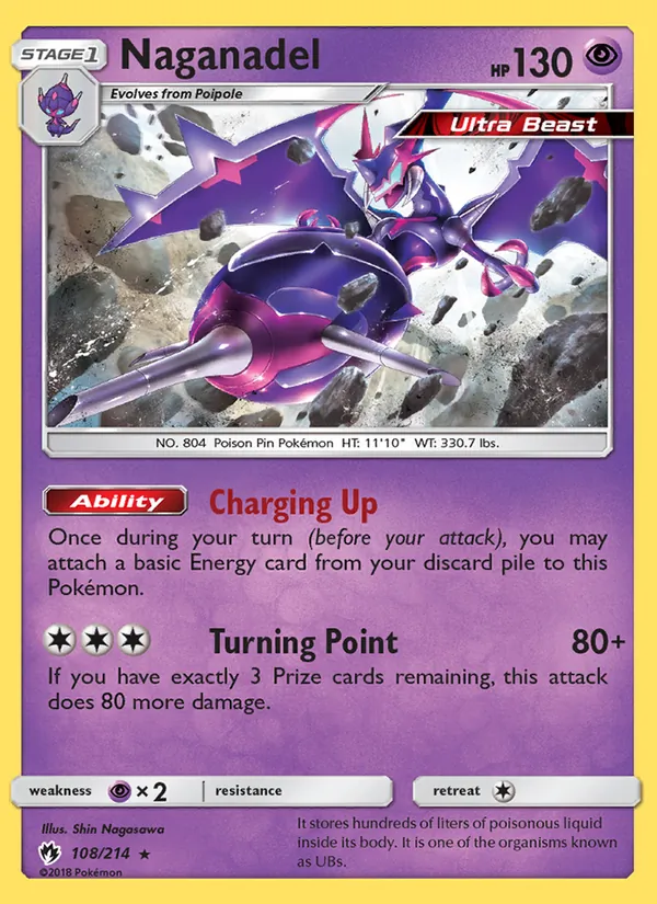 Naganadel #108 – Lost Thunder card