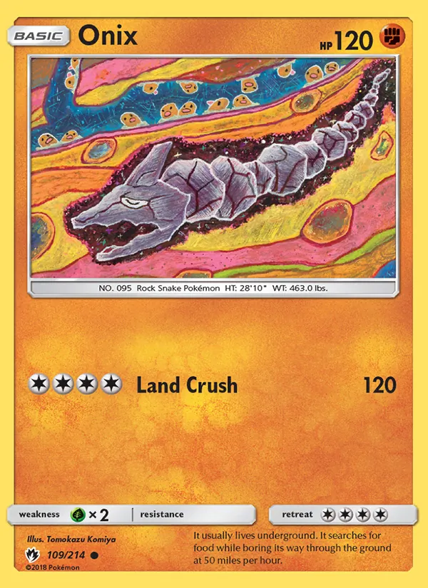 Onix #109 – Lost Thunder card