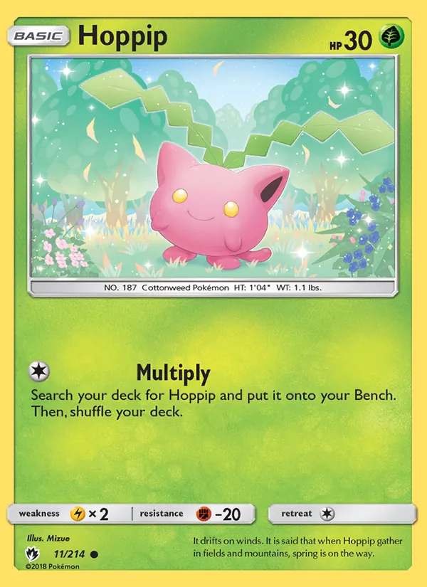 Hoppip #11 – Lost Thunder card