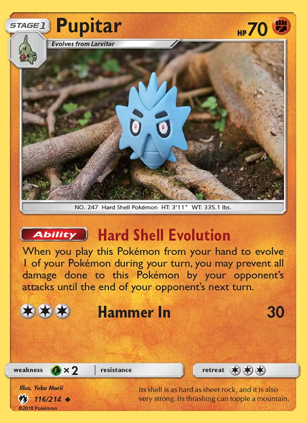 Pupitar #116 – Lost Thunder card