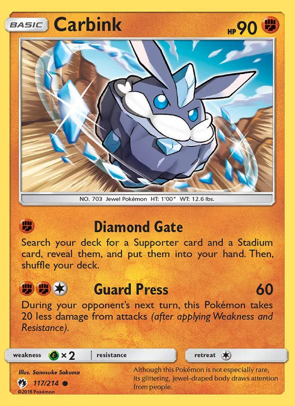 Carbink #117 – Lost Thunder card