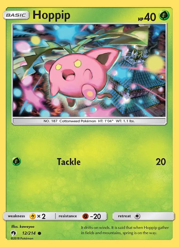 Hoppip #12 – Lost Thunder card