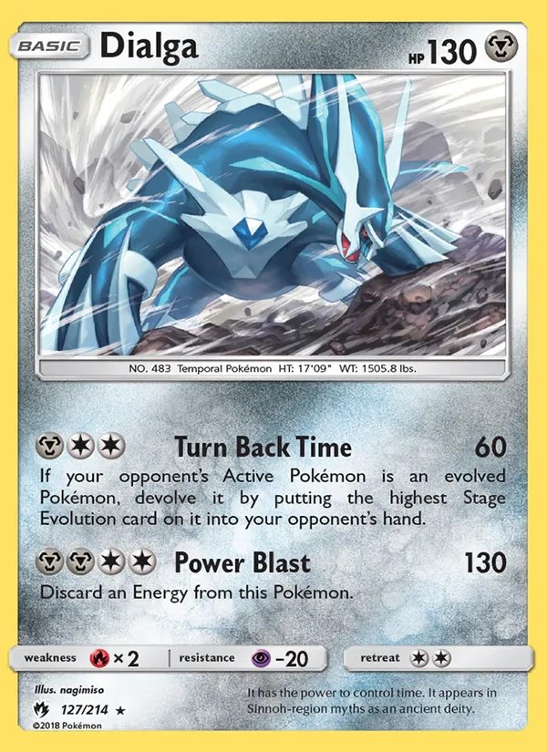 Dialga #127 – Lost Thunder card