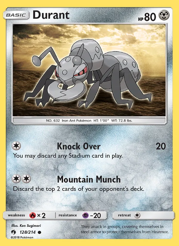 Durant #128 – Lost Thunder card