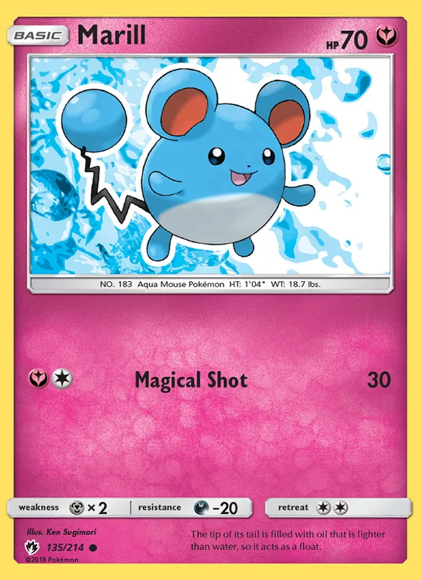 Marill #135 – Lost Thunder card