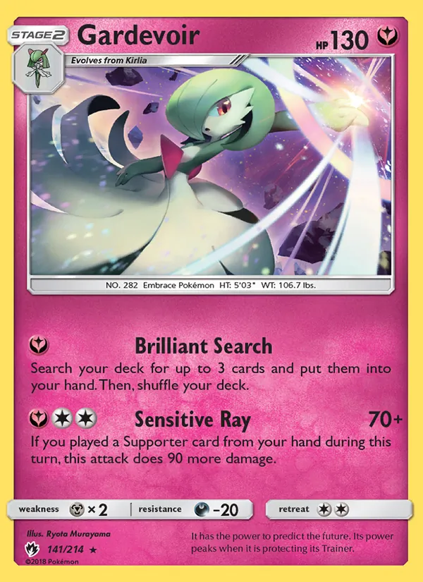 Gardevoir #141 – Lost Thunder card
