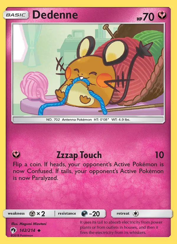 Dedenne #142 – Lost Thunder card