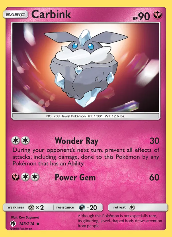 Carbink #143 – Lost Thunder card