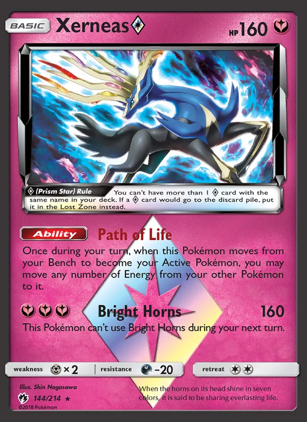 Xerneas ◇ #144 – Lost Thunder card
