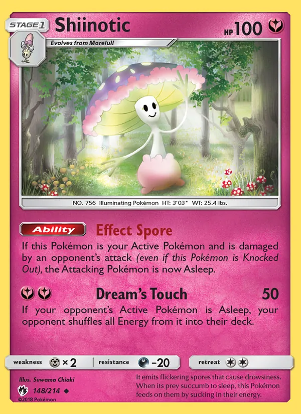 Shiinotic #148 – Lost Thunder card