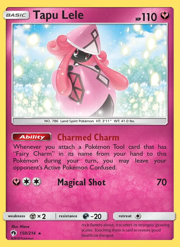 Tapu Lele #150 – Lost Thunder card