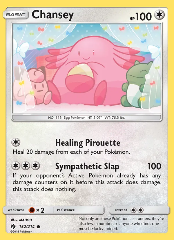 Chansey #152 – Lost Thunder card