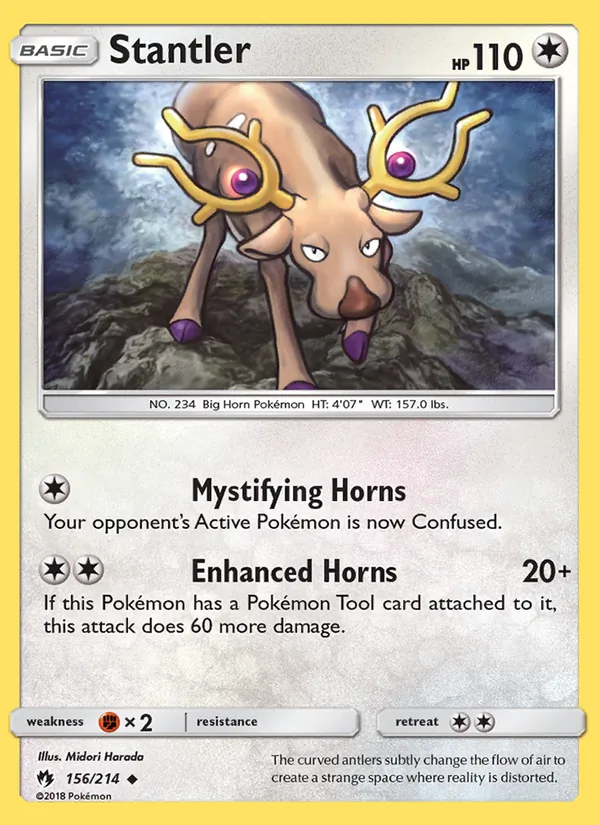 Stantler #156 – Lost Thunder card