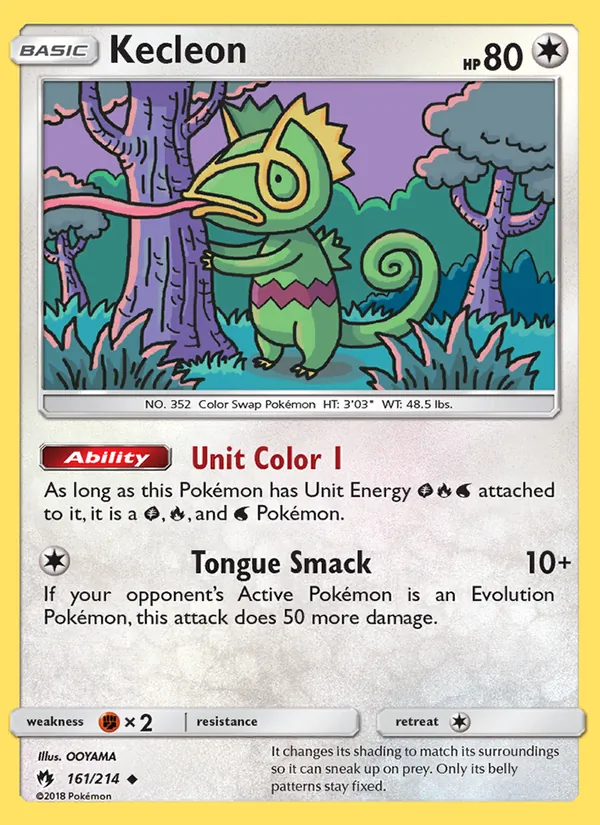 Kecleon #161 – Lost Thunder card