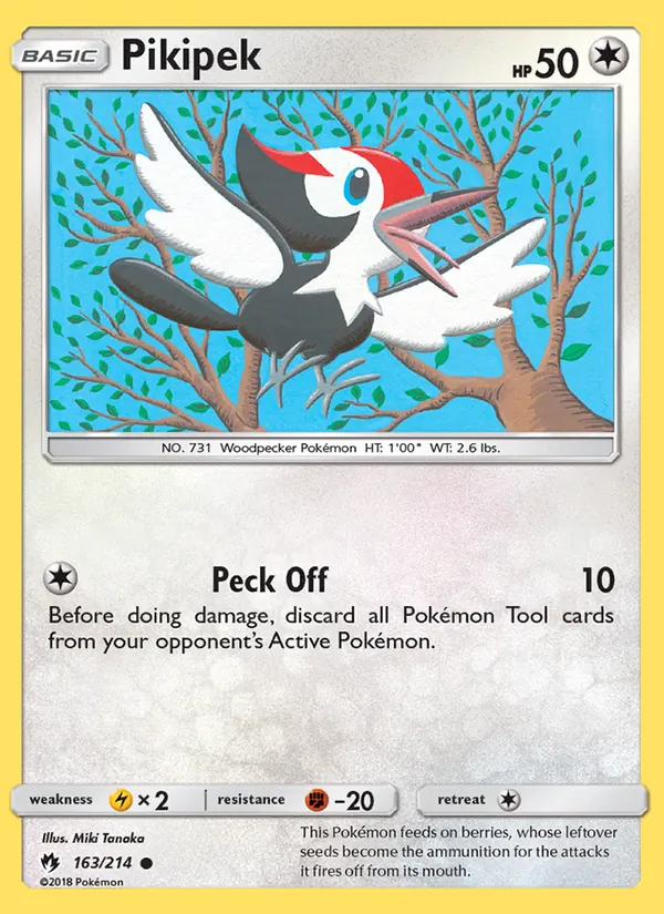 Pikipek #163 – Lost Thunder card
