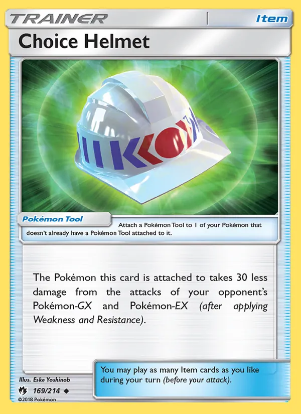 Choice Helmet #169 – Lost Thunder card