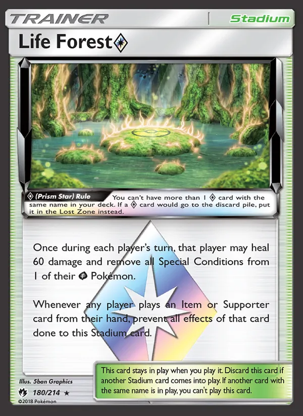 Life Forest ◇ #180 – Lost Thunder card