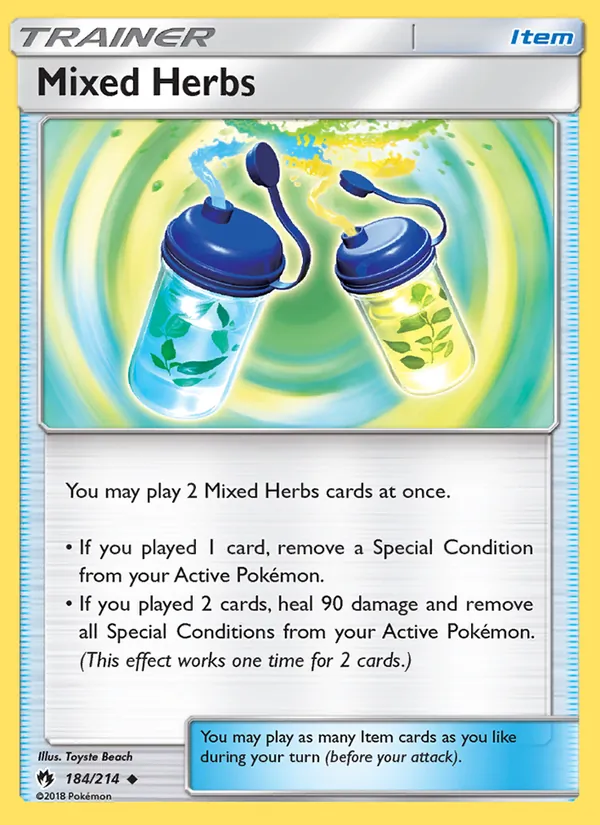 Mixed Herbs #184 – Lost Thunder card