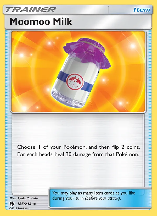 Moomoo Milk #185 – Lost Thunder card