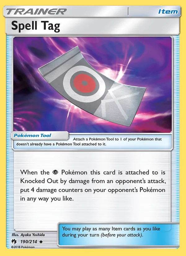 Spell Tag #190 – Lost Thunder card