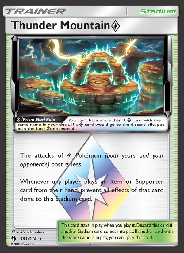 Thunder Mountain ◇ #191 – Lost Thunder card