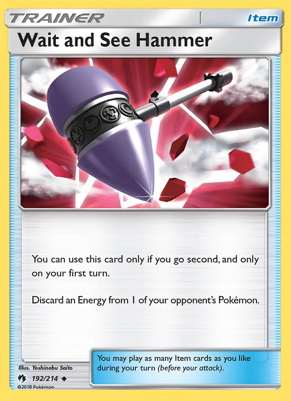 Wait and See Hammer #192 – Lost Thunder card