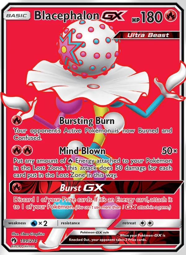 Blacephalon GX #199 – Lost Thunder card