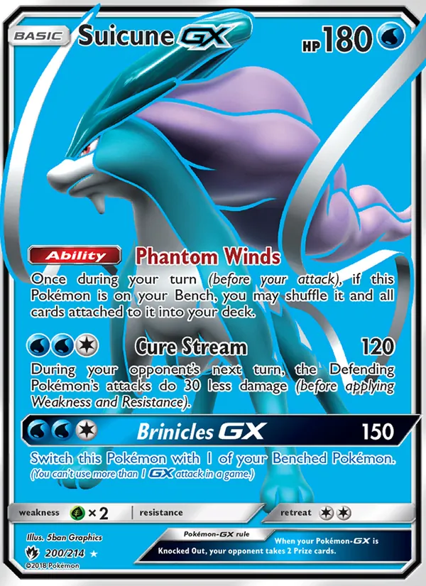 Suicune GX #200 – Lost Thunder card