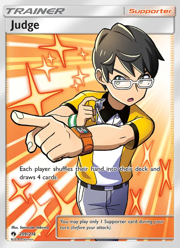 Judge #209 – Lost Thunder card