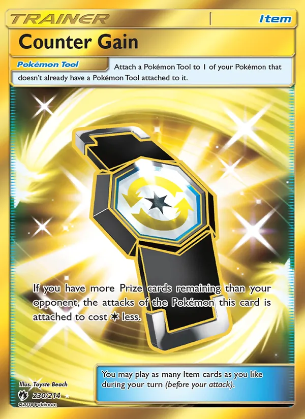 Counter Gain #230 – Lost Thunder card