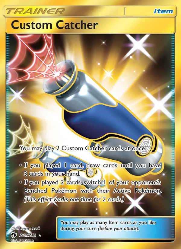 Custom Catcher #231 – Lost Thunder card