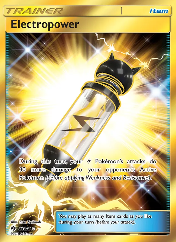 Electropower #232 – Lost Thunder card