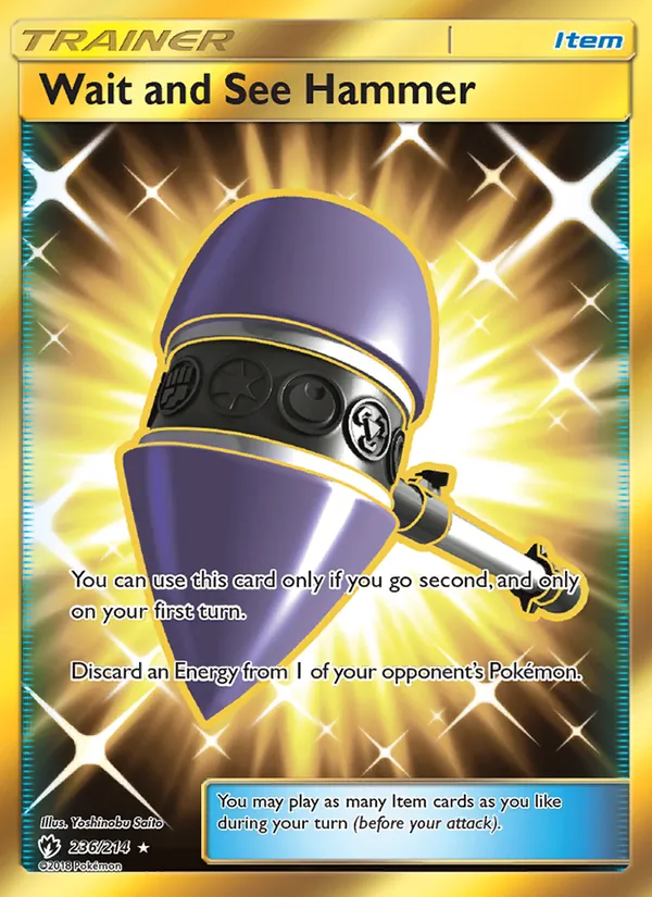 Wait and See Hammer #236 – Lost Thunder card