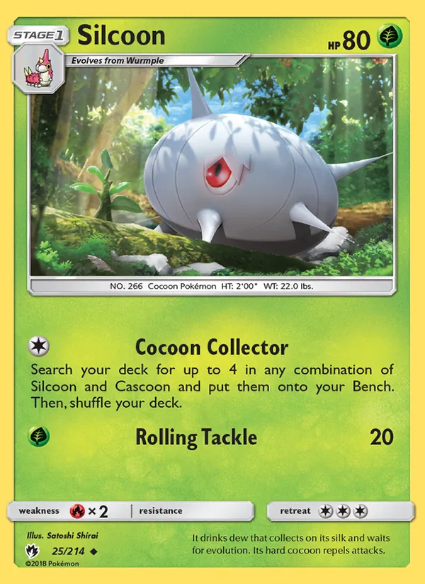 Silcoon #25 – Lost Thunder card