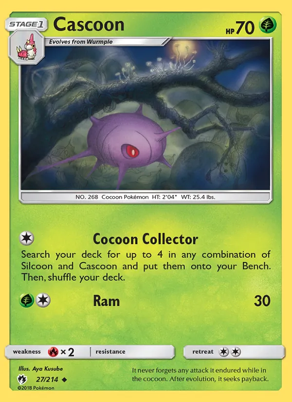 Cascoon #27 – Lost Thunder card