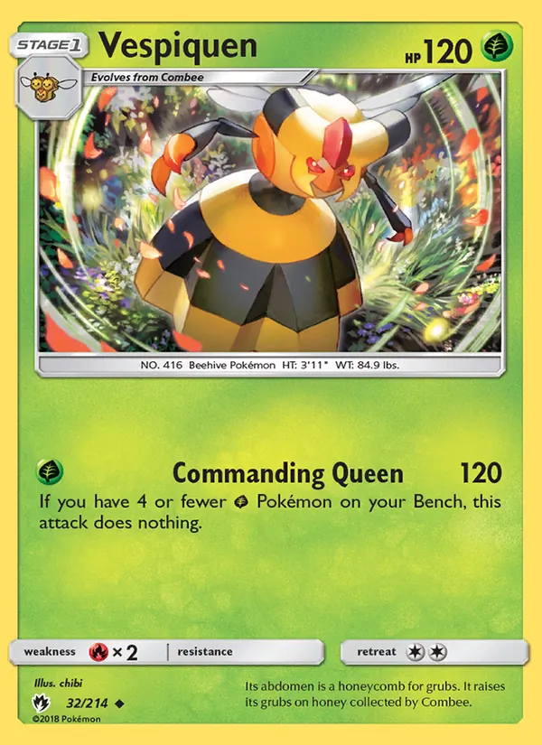 Vespiquen #32 – Lost Thunder card
