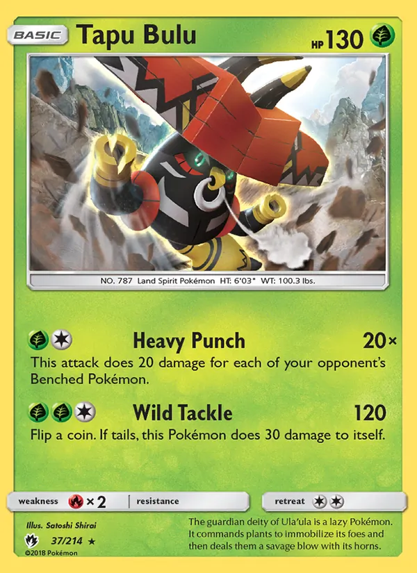Tapu Bulu #37 – Lost Thunder card