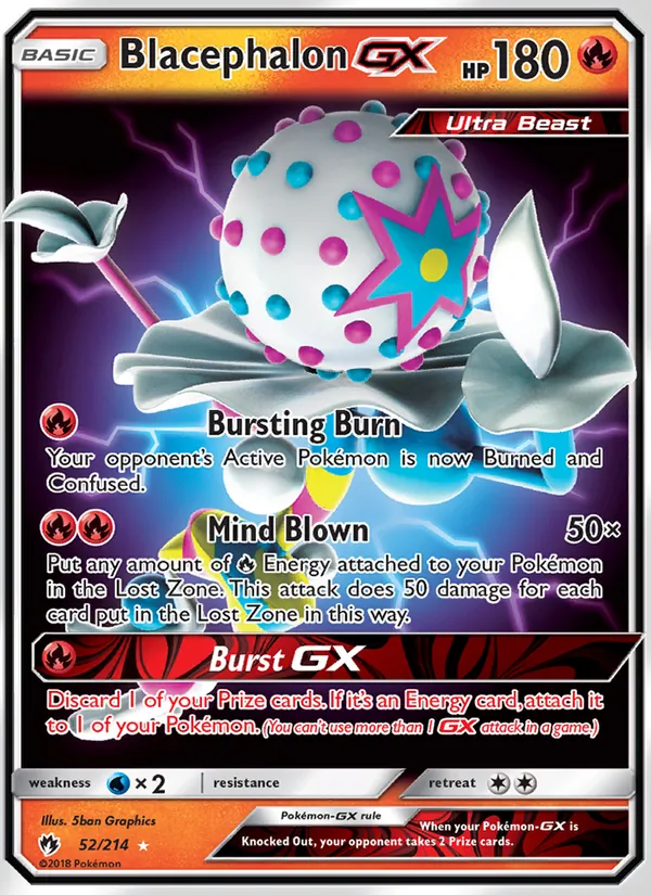 Blacephalon GX #52 – Lost Thunder card