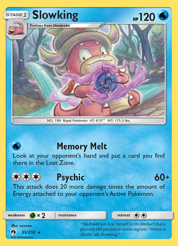 Slowking #55 – Lost Thunder card