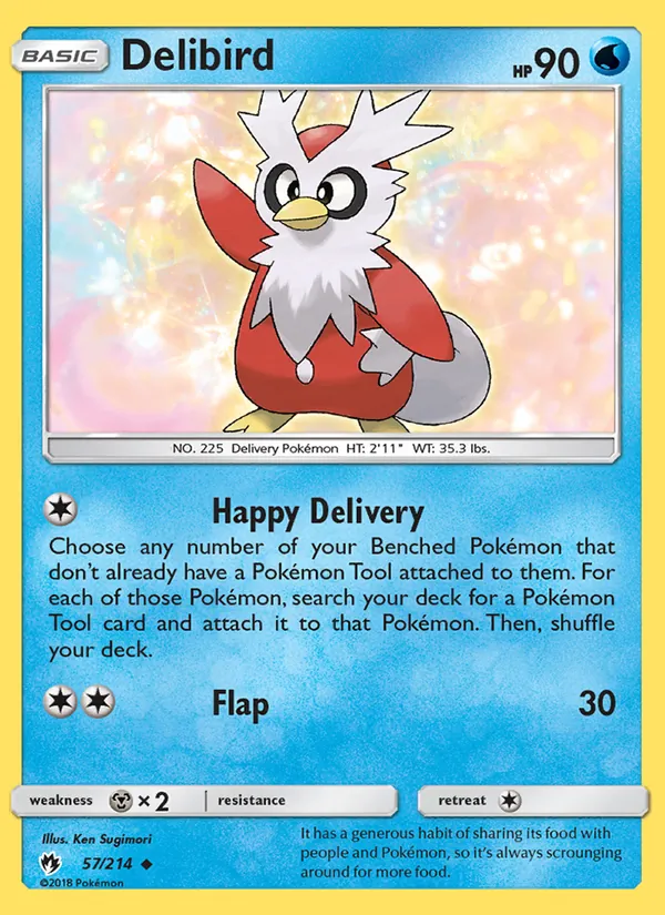 Delibird #57 – Lost Thunder card