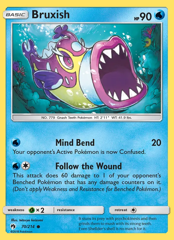 Bruxish #70 – Lost Thunder card