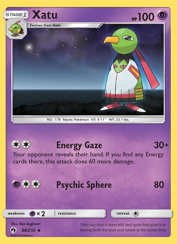 Xatu #88 – Lost Thunder card